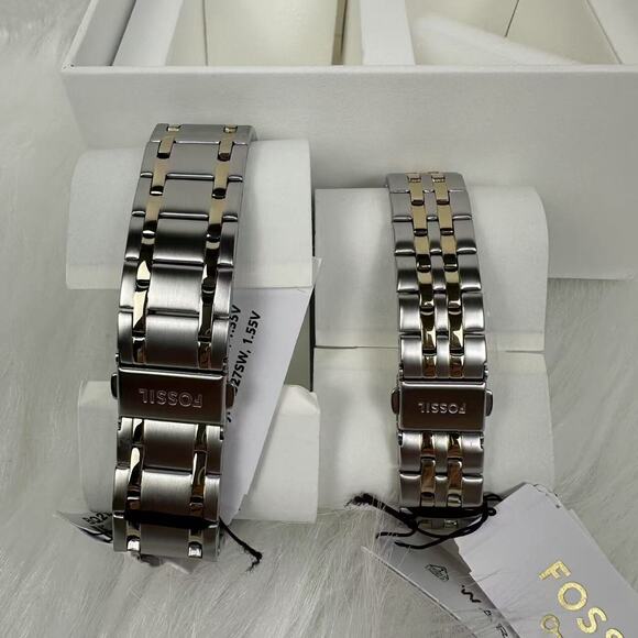 Fossil Fenmore Multifunction Two-Tone Stainless Steel Watch Set BQ2900SET - Picture 3 of 5